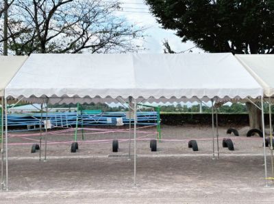 パワーパイプテント エステル帆布白 | Tent-Market